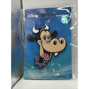 Authentic Pink a la Mode PALM Disney Unreleased Clarabelle Cow Portrait Pin